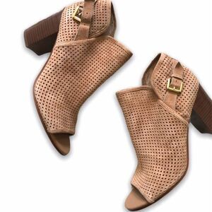 SAM EDELMAN OPEN TOE BOOTIES